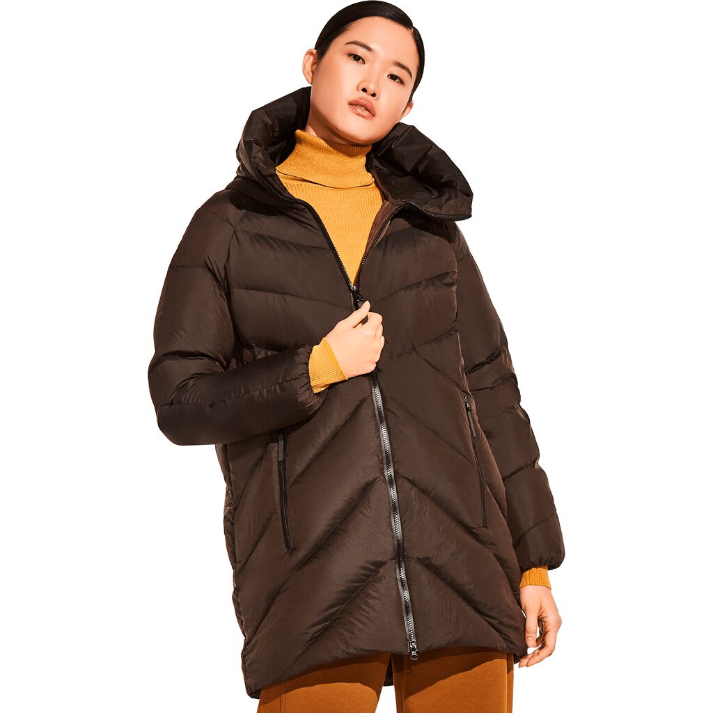 Jack Wolfskin UPPER EAST LONG Vestes Femme Chocolat - SGLEVQT-93